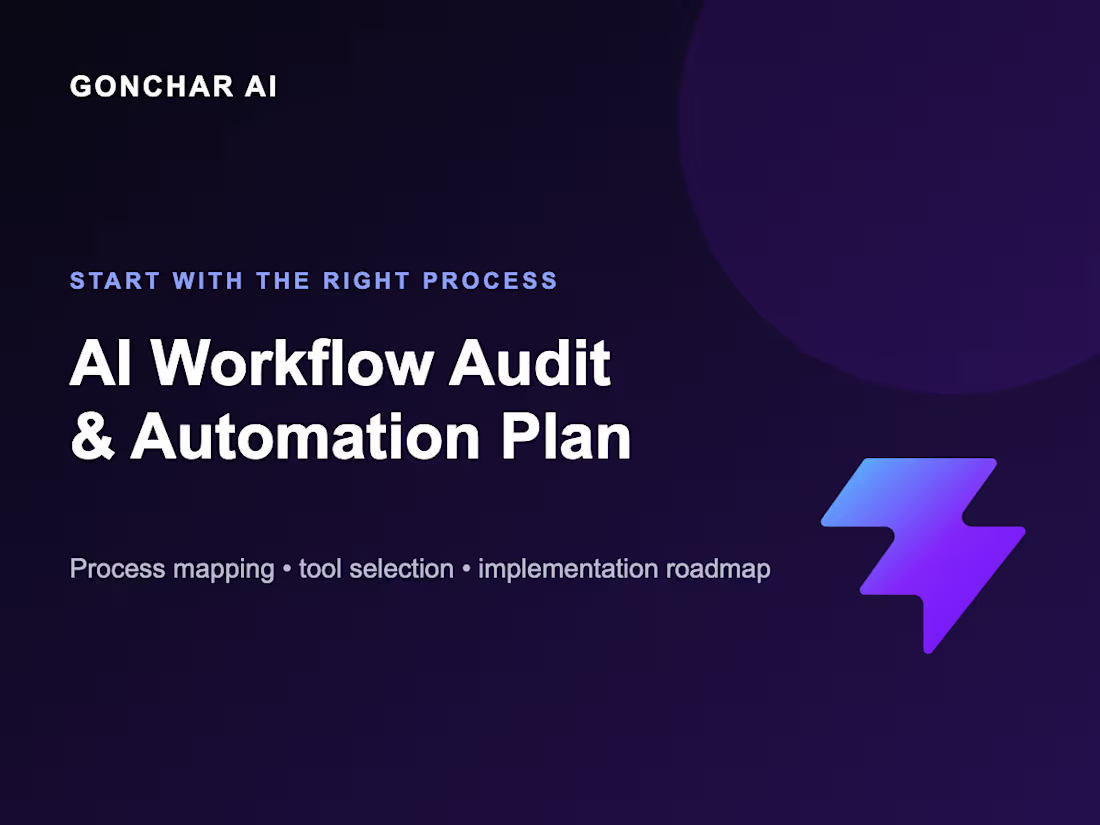 Cover image for AI Workflow Audit & Automation Plan