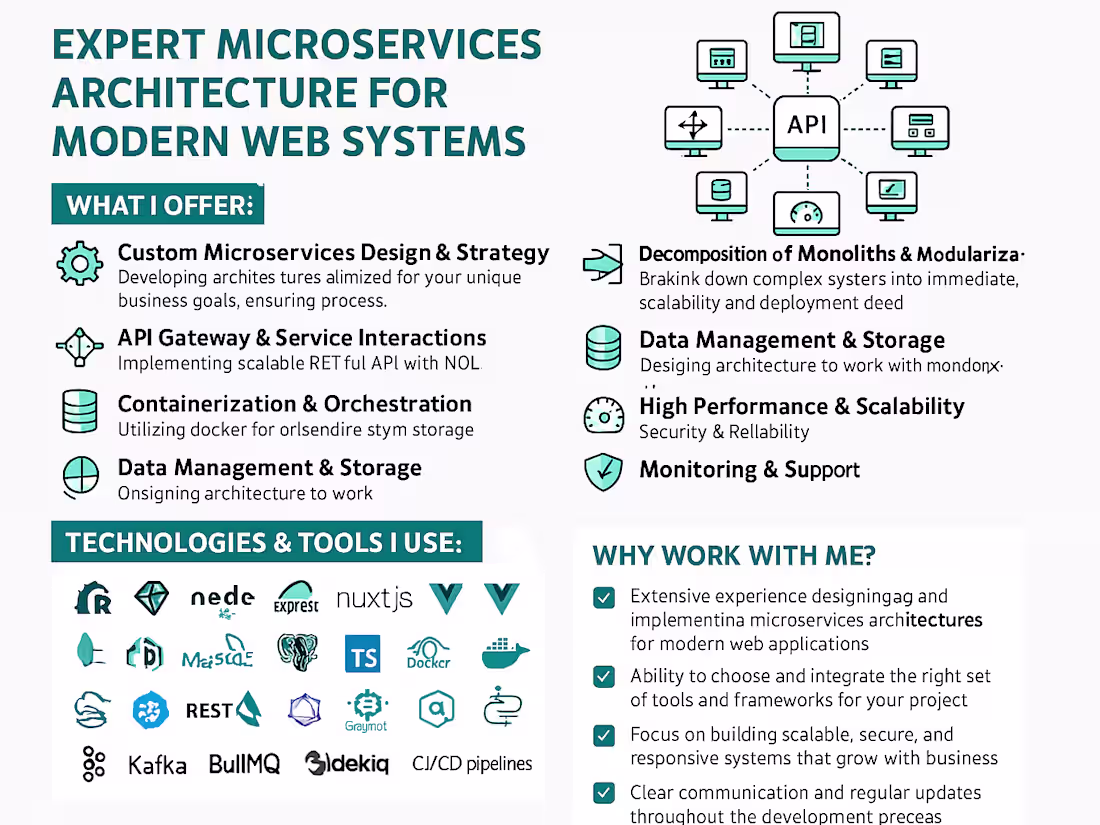 Cover image for Expert Microservices Architecture for Modern Web Systems