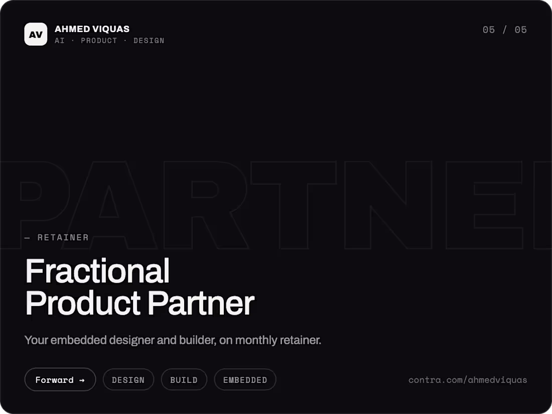 Cover image for Fractional Product Partner (Monthly Retainer)