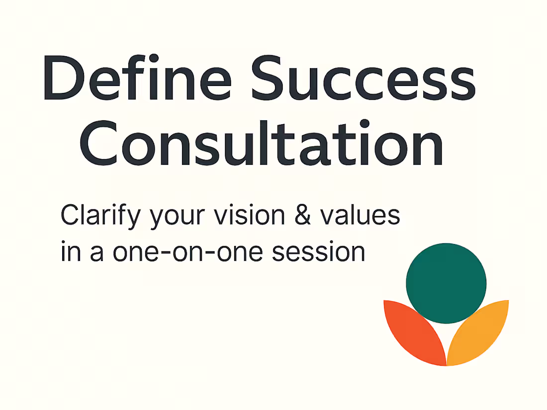 Cover image for Define Success to Get Back on Track