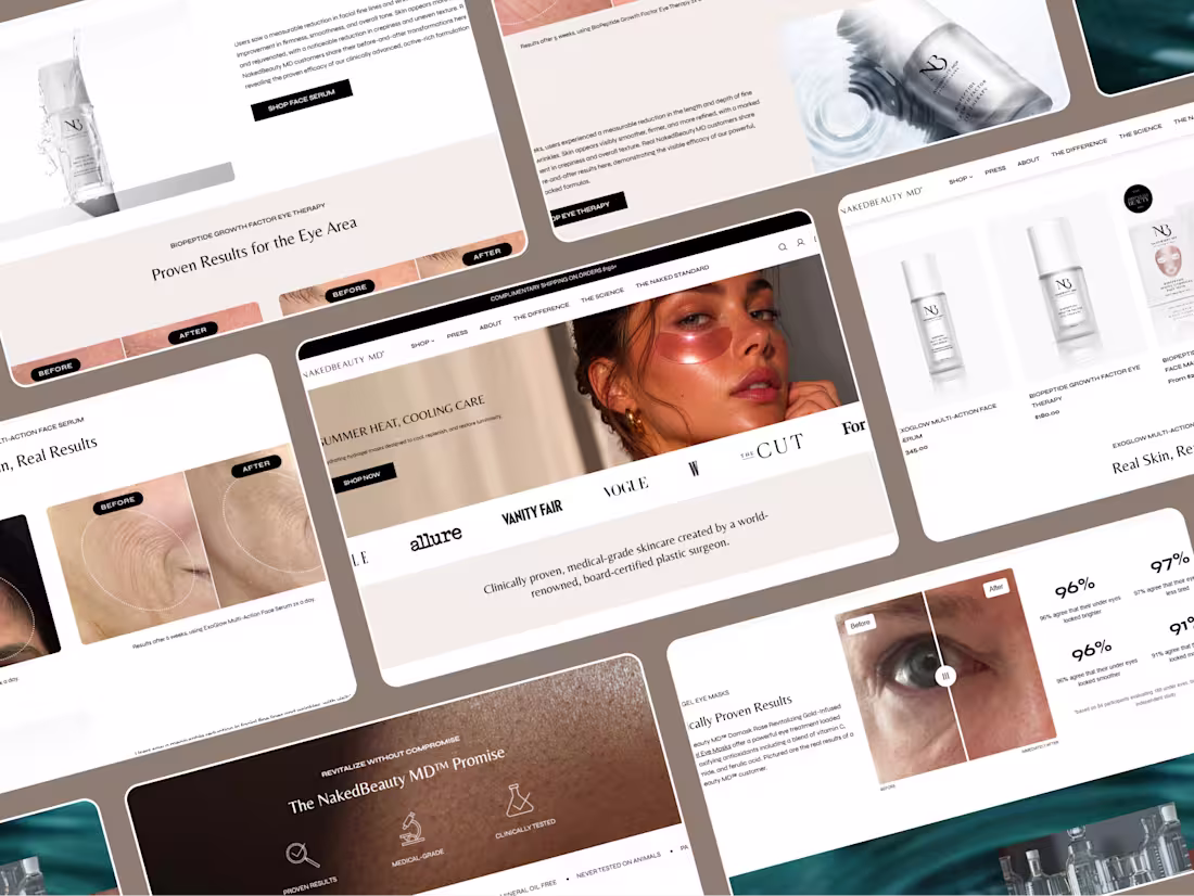 Cover image for Luxury Shopify Store for Naked Beauty MD