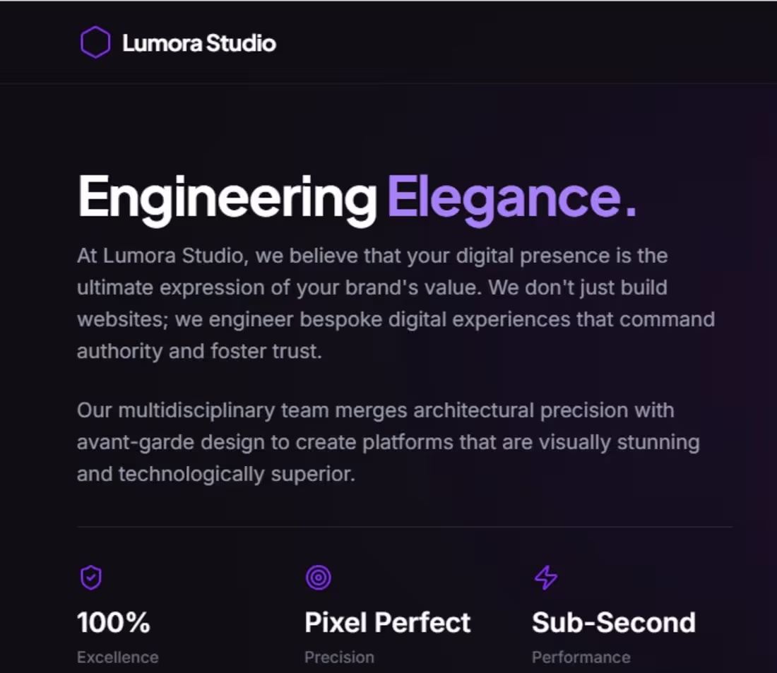Cover image for Lumora Studio is a completely