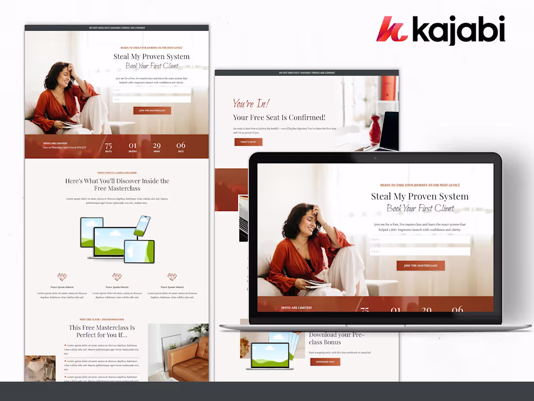 Cover image for Opt-in Page Design | Kajabi