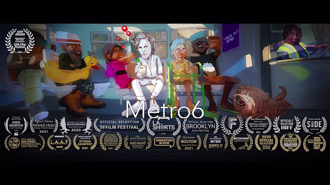 Cover image for Animated 3D Short Film "Metro6" 