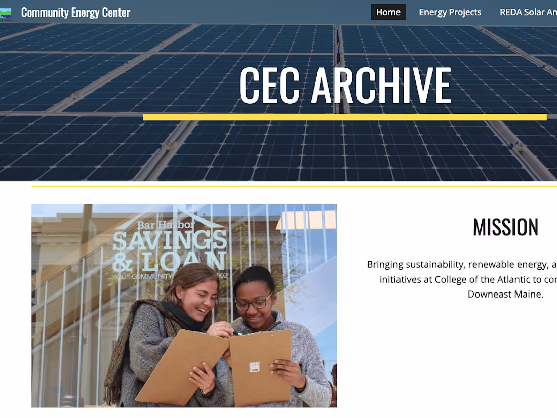 Cover image for Community Energy Center