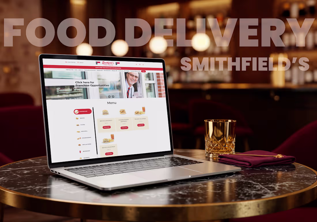 Cover image for Smithfield’s Restaurant Website UI/UX Design