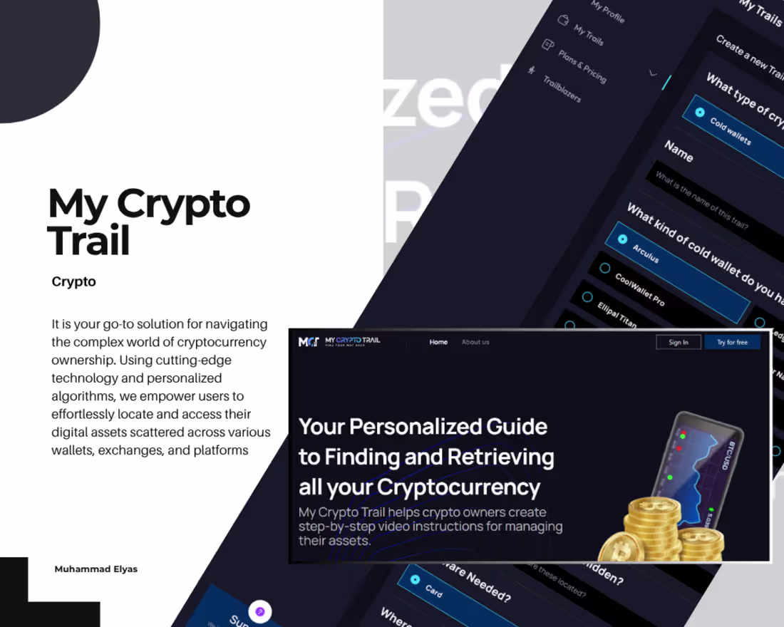 Cover image for My crypto trail is a