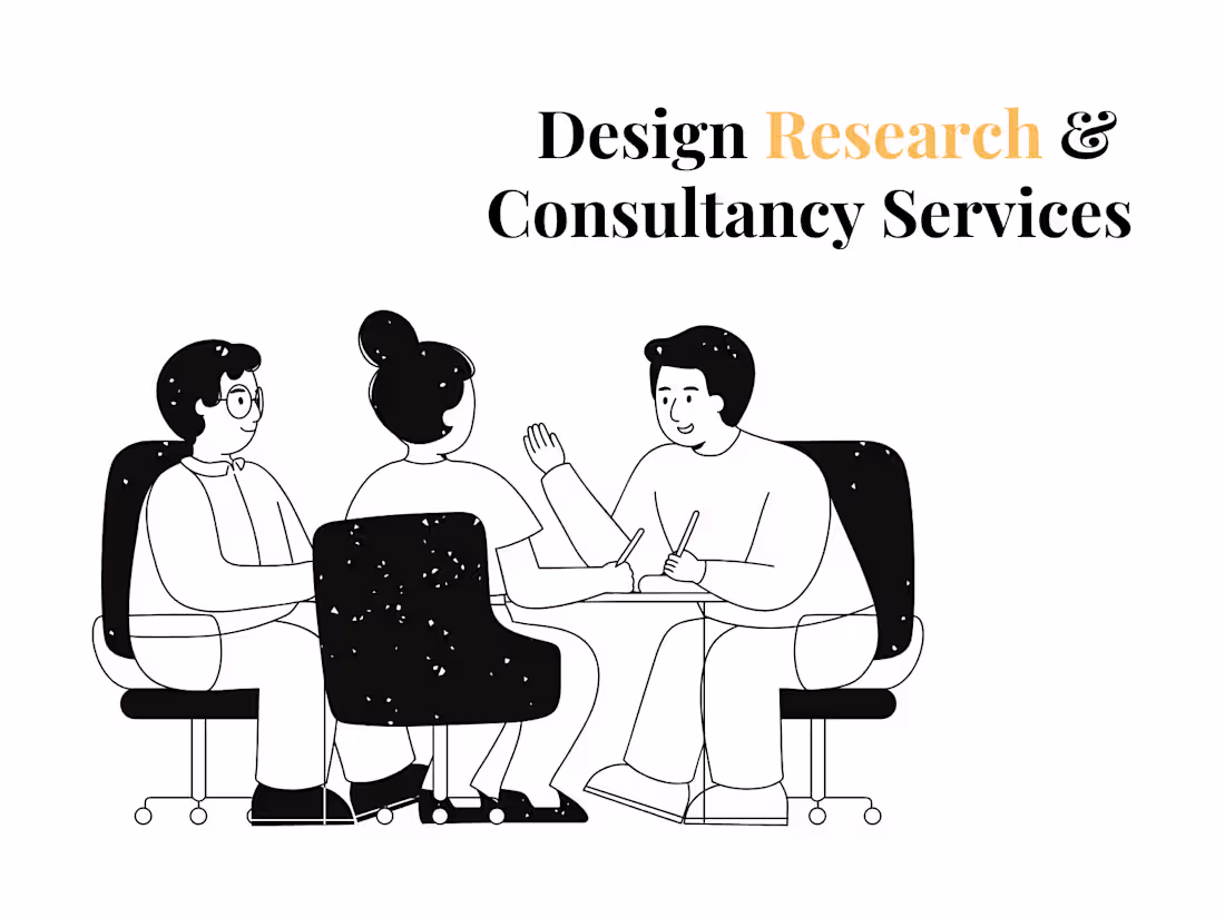 Cover image for Product Design Consultancy, Research & Mentorship