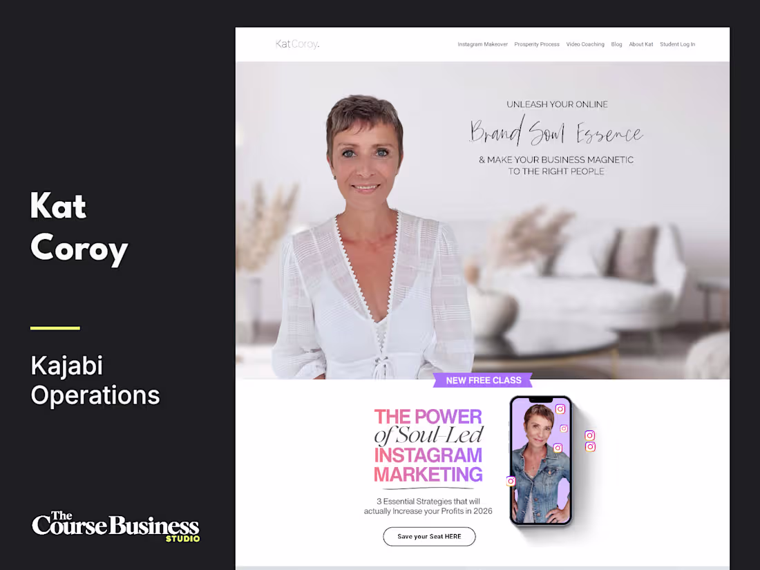 Cover image for Custom CSS and Kajabi Support for Instagram Course