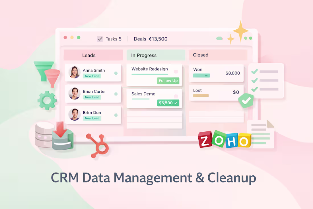 Cover image for CRM Data Management & Cleanup