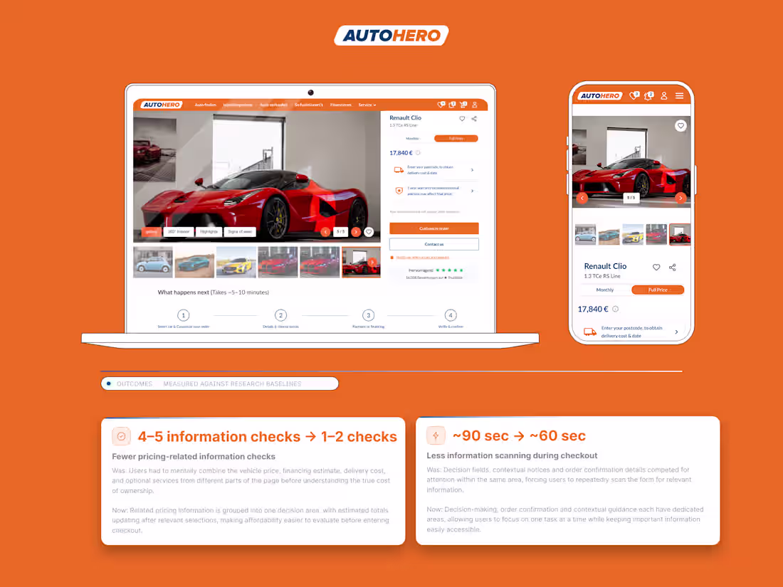 Cover image for Auto1 vehicle purchase journey: Users