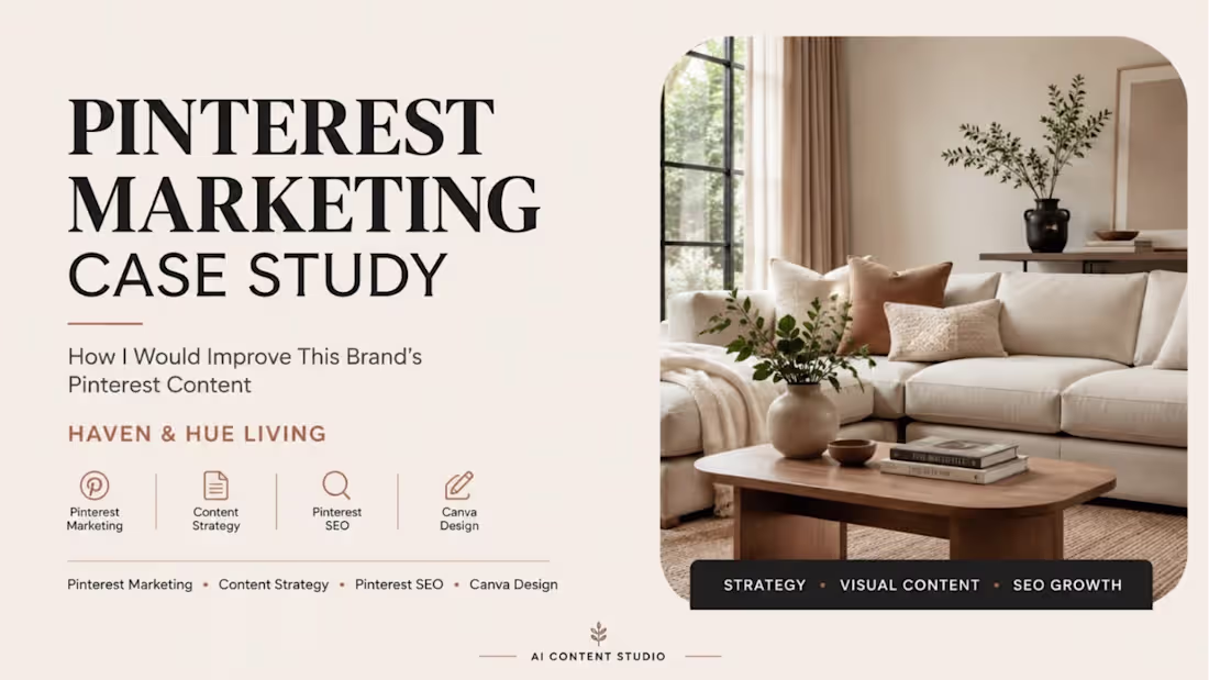 Cover image for Pinterest Marketing & Pinterest SEO Content 
