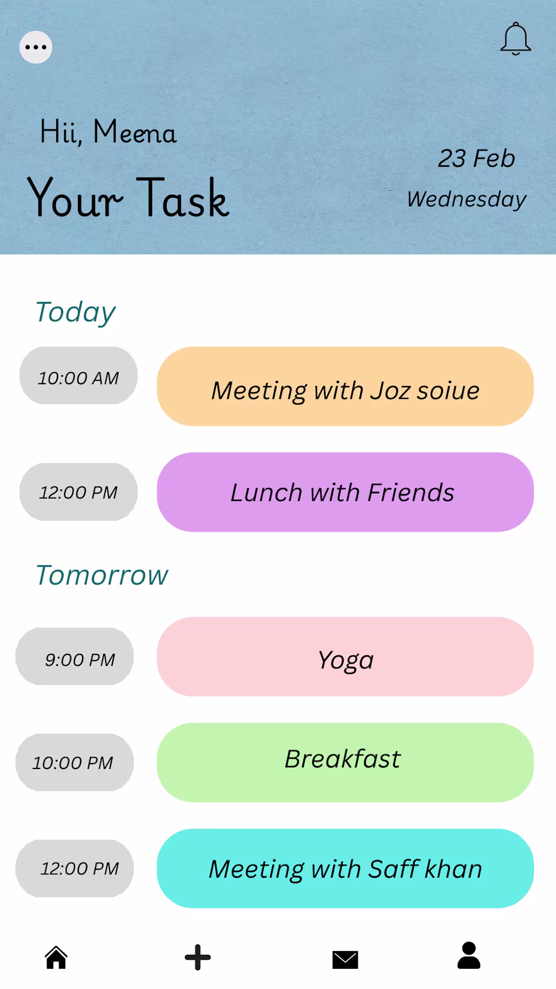 Cover image for Here is a minimal and attractive planner screen