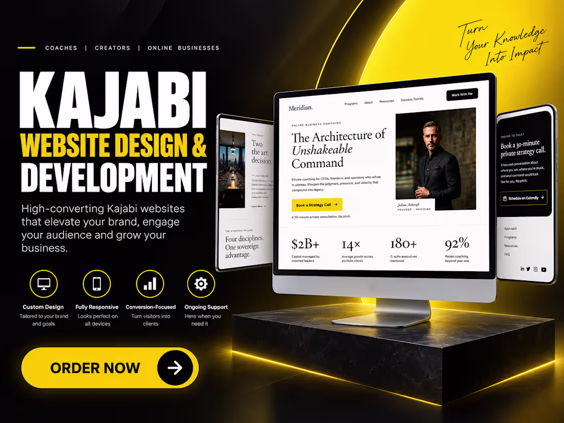 Cover image for Kajabi Website Design & Development