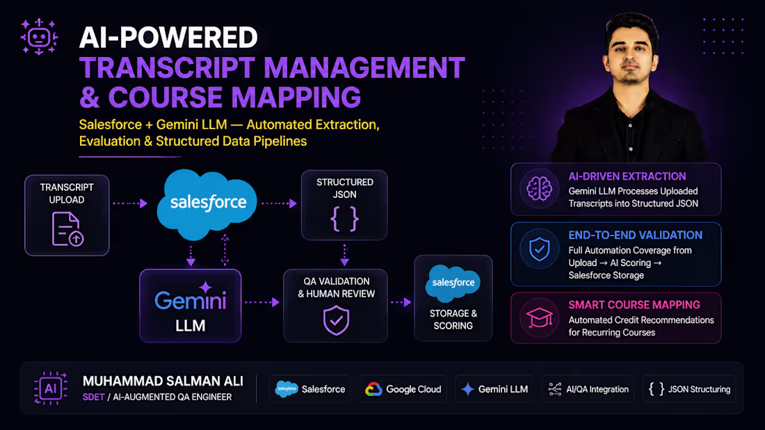 Cover image for AI-Powered Transcript Management & Course Mapping