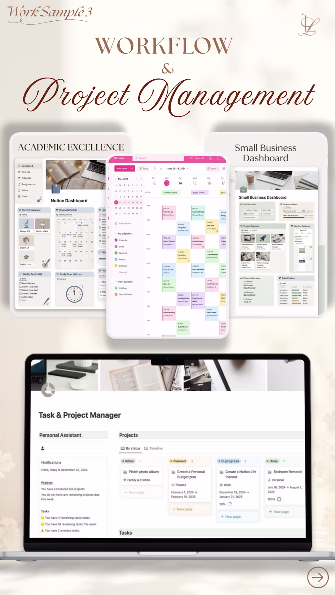 Cover image for 📋 Workflow & Project Management
Designed