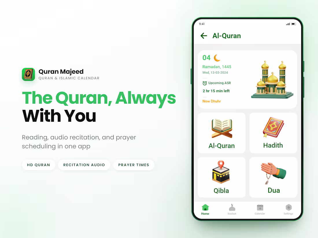 Cover image for Islamic app built in Kotlin