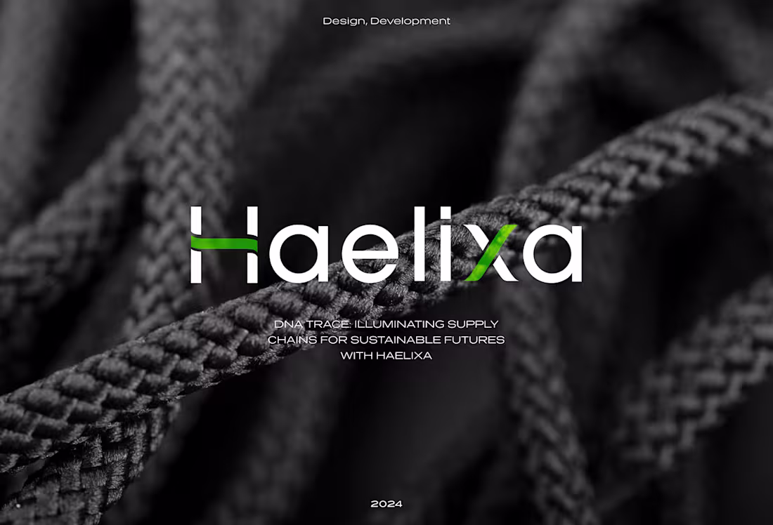 Cover image for Haelixa - design website for technology company 