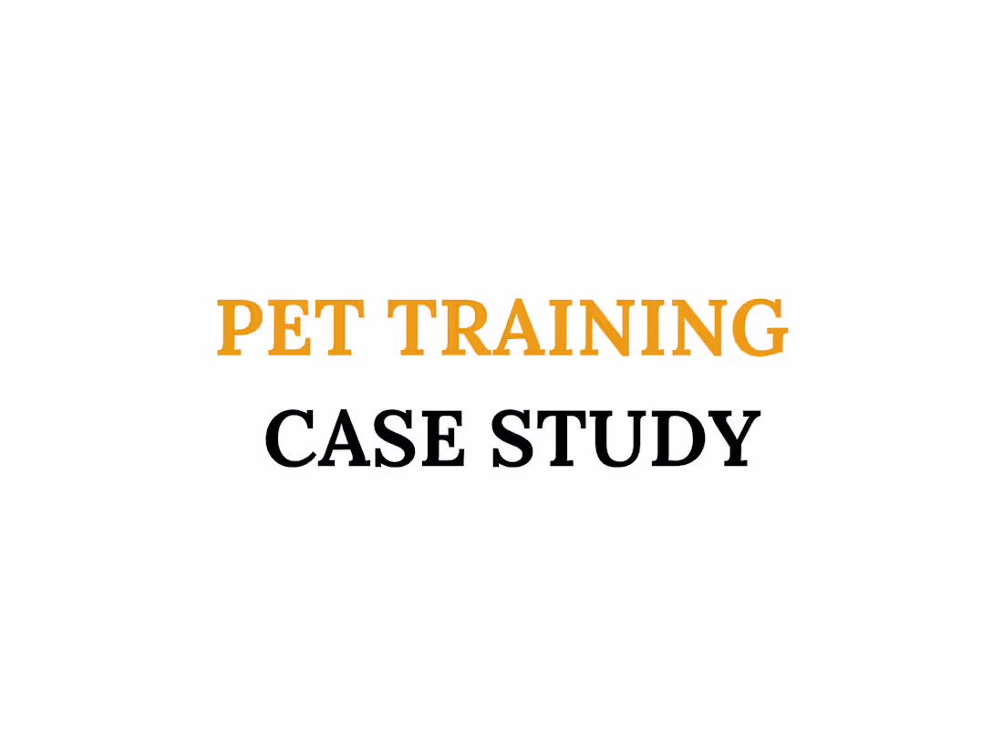 Cover image for Pet Training Google ads & Facebook Ads Expert