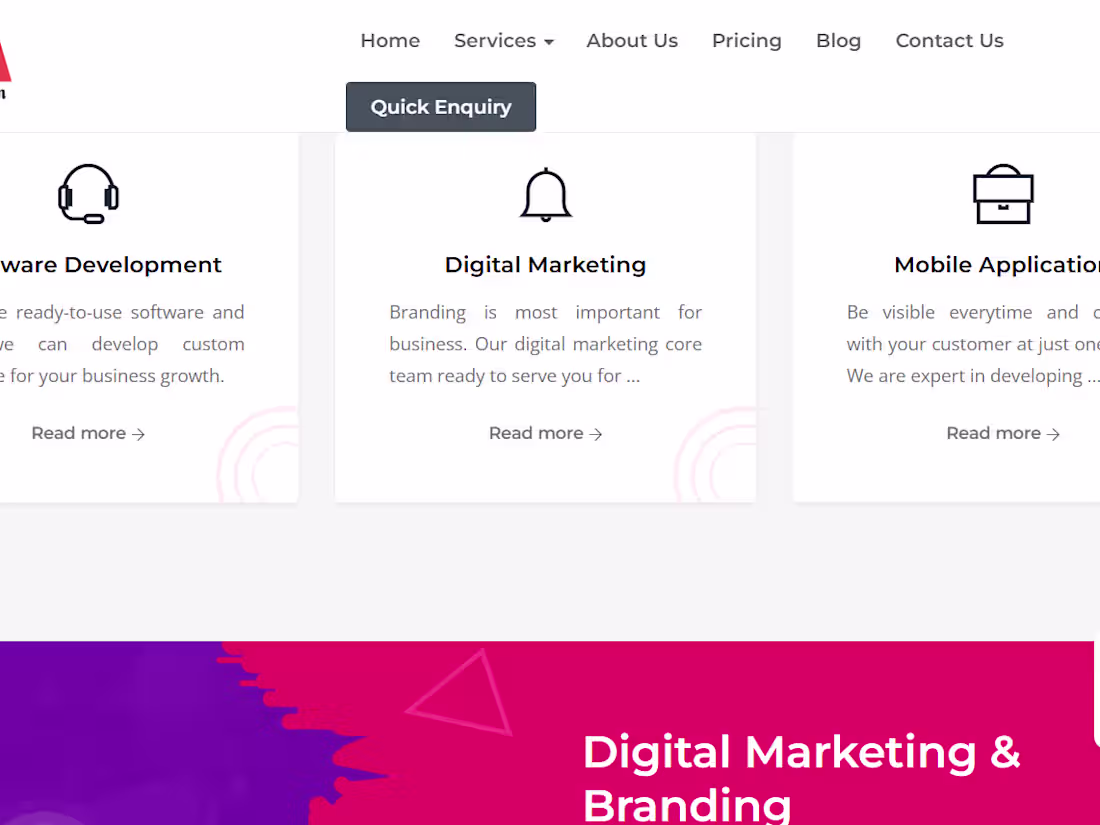 Cover image for website devlopment for digtal Assam pvt ltd