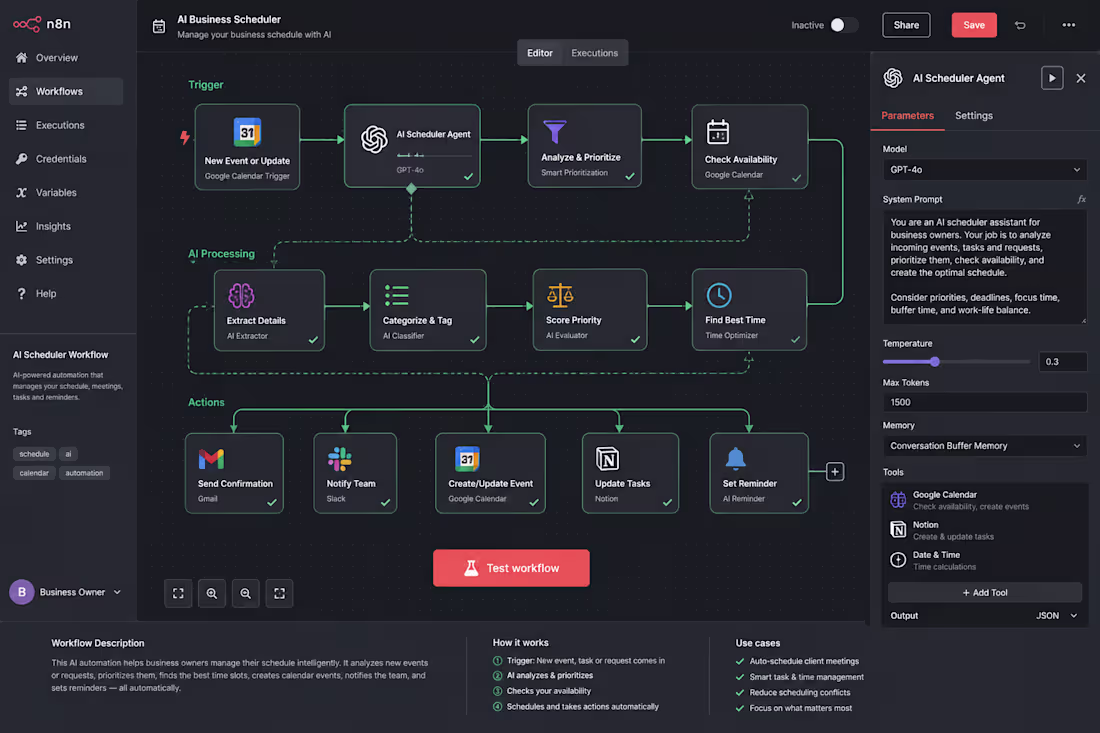 Cover image for Built an AI-powered scheduling automation