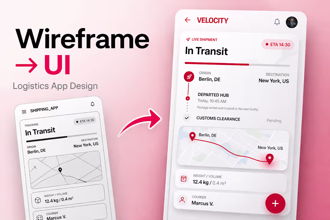 Cover image for From Wireframe to UI, Logistics