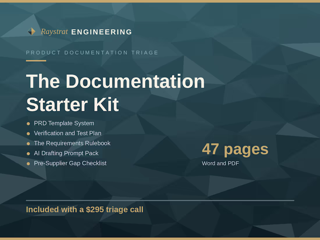 Cover image for 60-Minute Product Documentation Triage Call