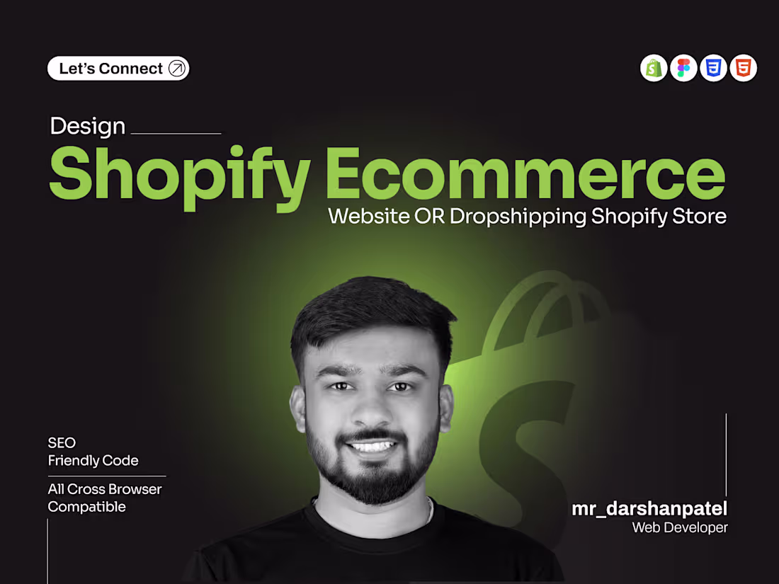 Cover image for I will create ecommerce shopify website or shopify store