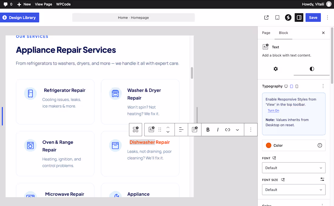 Cover image for WordPress site creation using AI