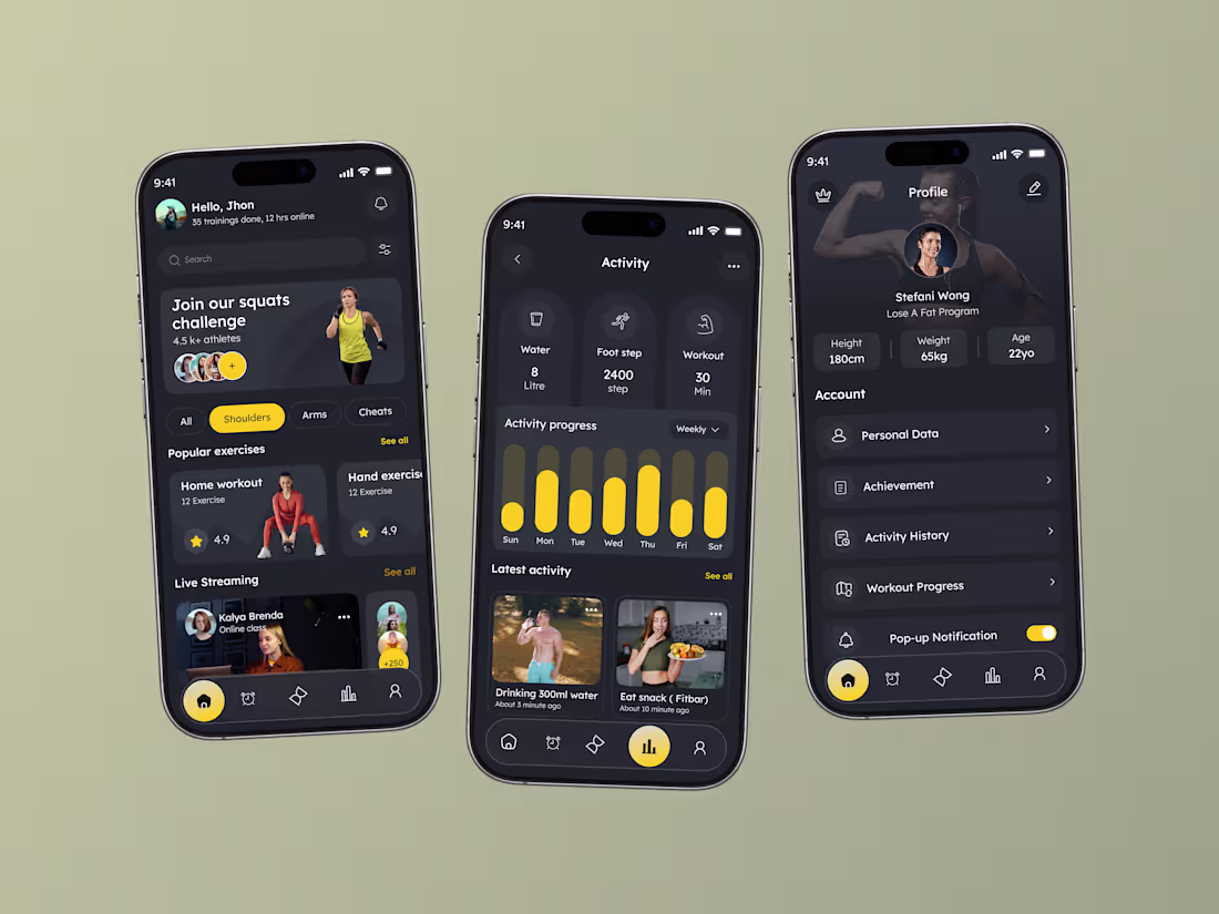Cover image for Fitness App Mobile Exploration