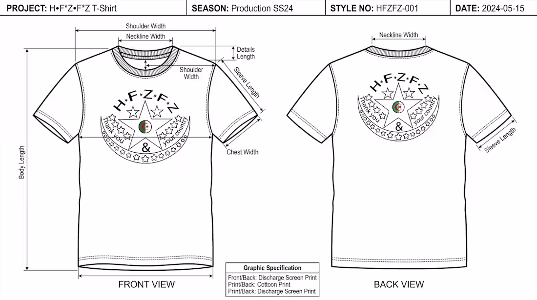 Cover image for Professional T-Shirt Tech Pack Design
A