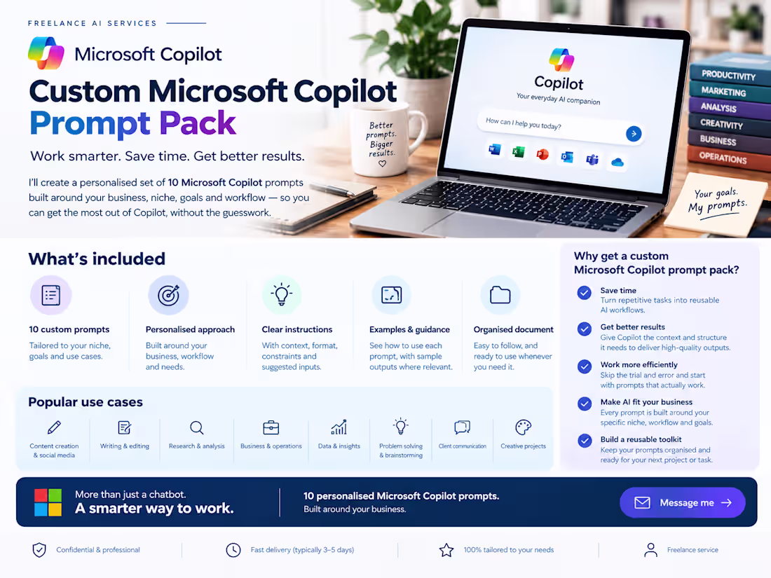 Cover image for Custom Copilot Prompt Pack