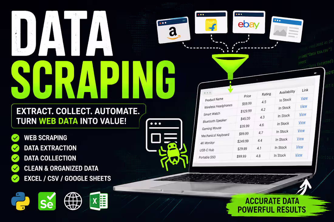 Cover image for data scraper