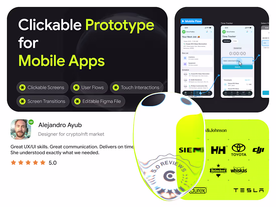 Cover image for Clickable Prototypes for Mobile Apps