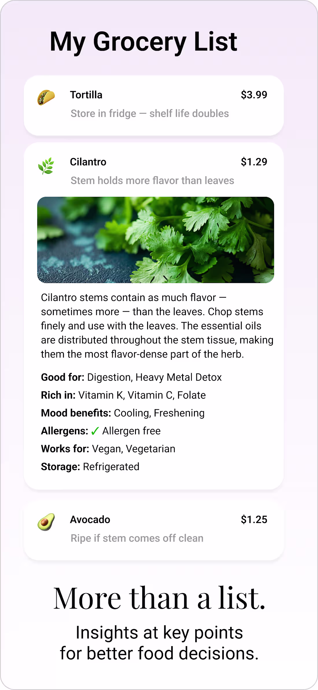 Cover image for Smart grocery list with intelligence