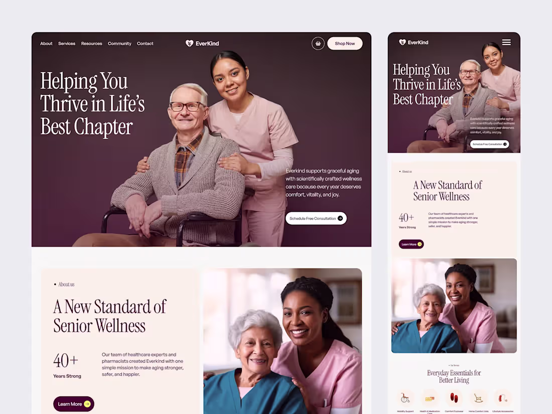 Cover image for Healthcare Landing Page