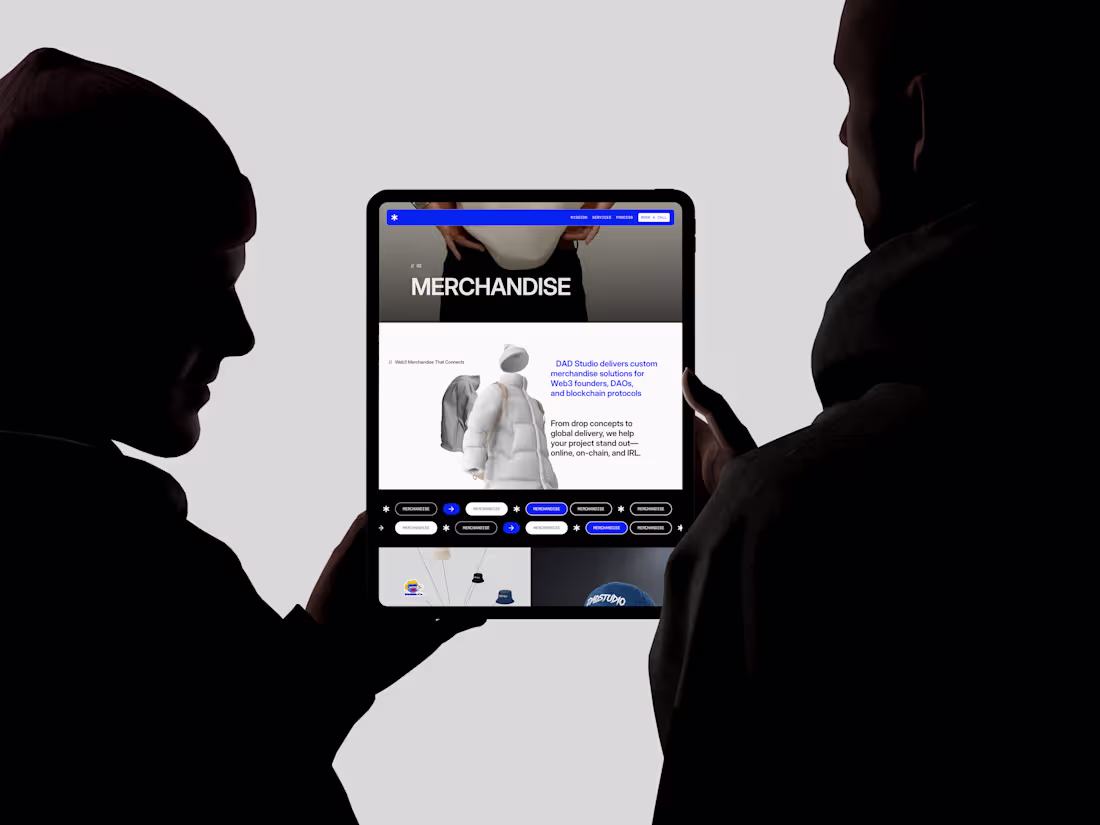 Cover image for Crafting a unique website for a forward thinking Web3 agency