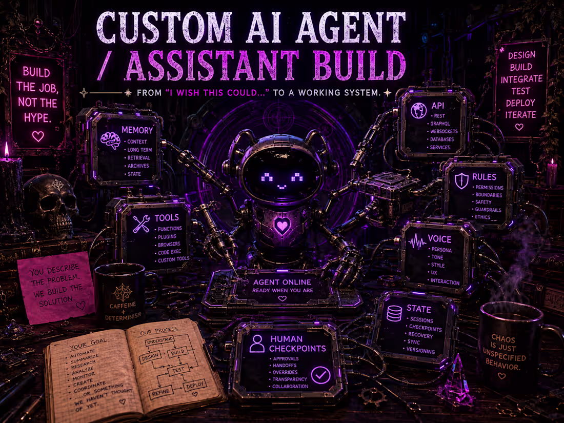 Cover image for Custom AI Agent / Assistant Build
