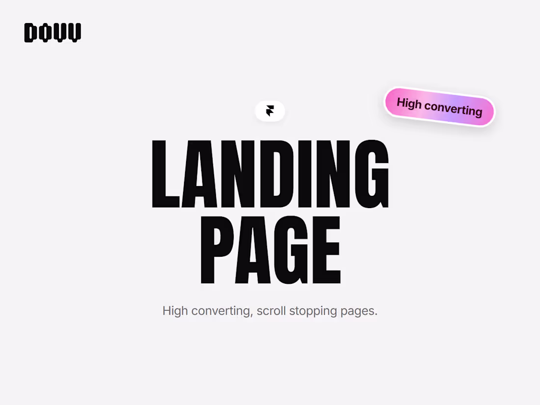 Cover image for Framer Landing Page