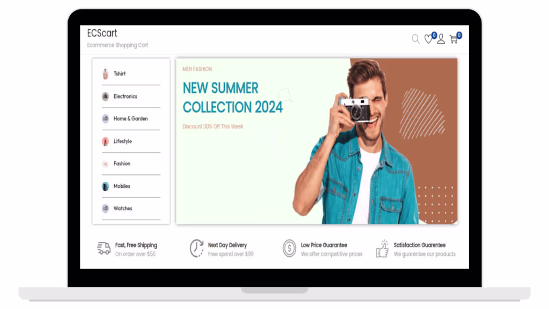 Cover image for ECScart (Ecommerce)