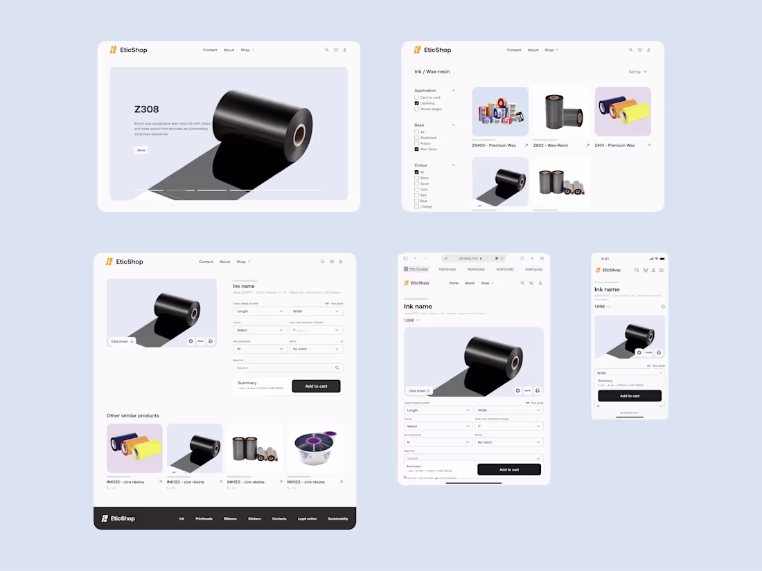 Cover image for E-Commerce - Website