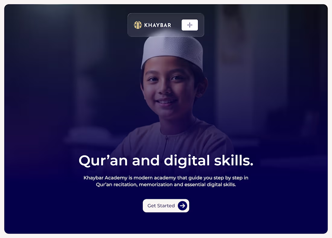 Cover image for Khaybar Academy Website Design Project