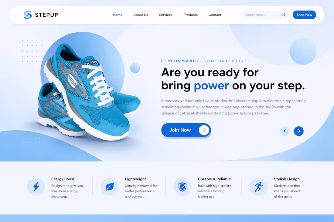 Cover image for Modern Landing Page & Website Design
