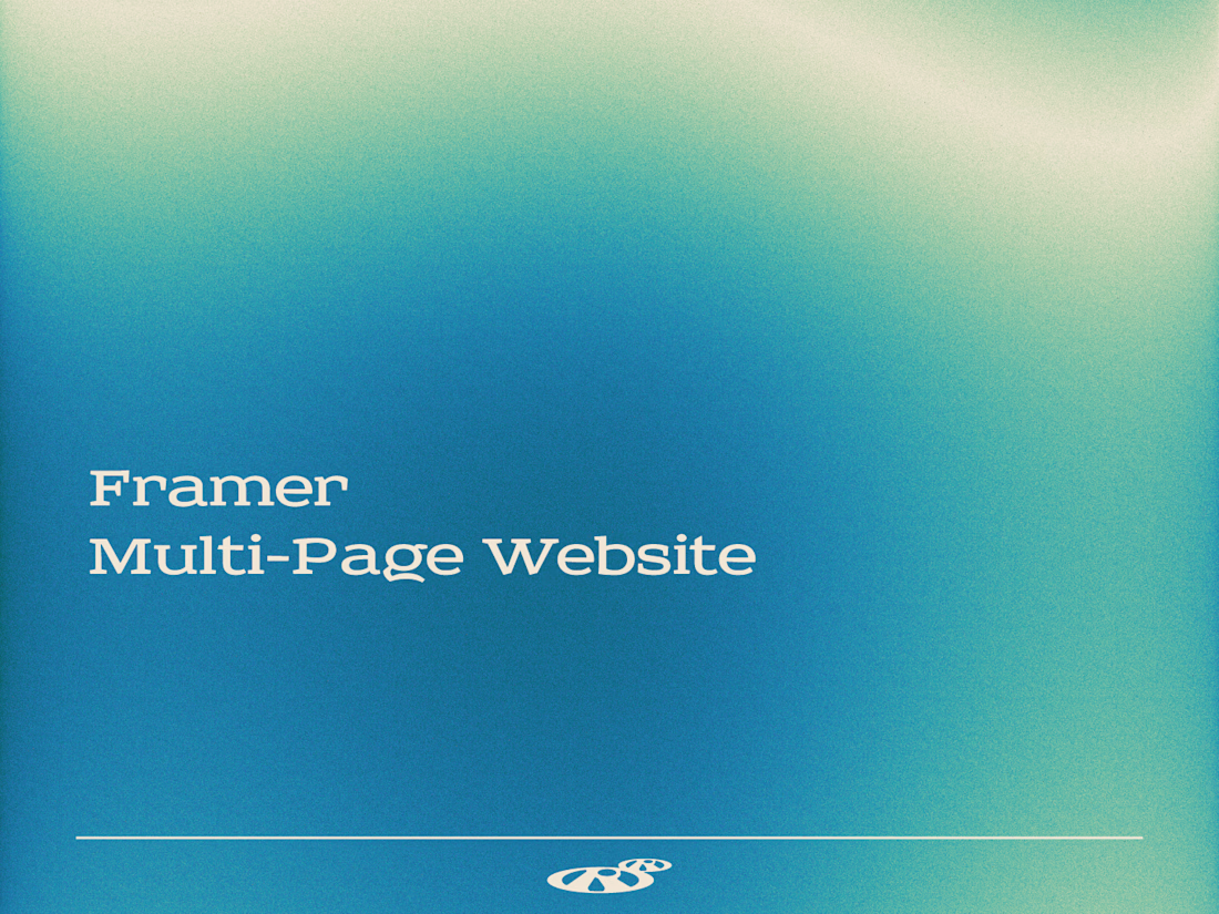 Cover image for Framer Multi-Page Website — Design & Development