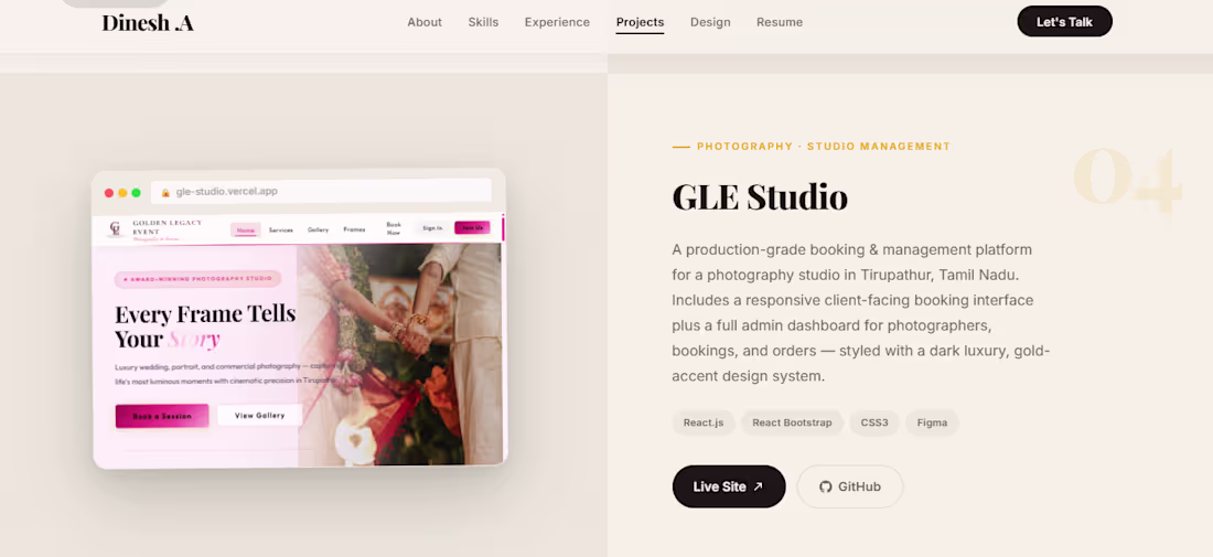 Cover image for Photo Studio Management & Booking