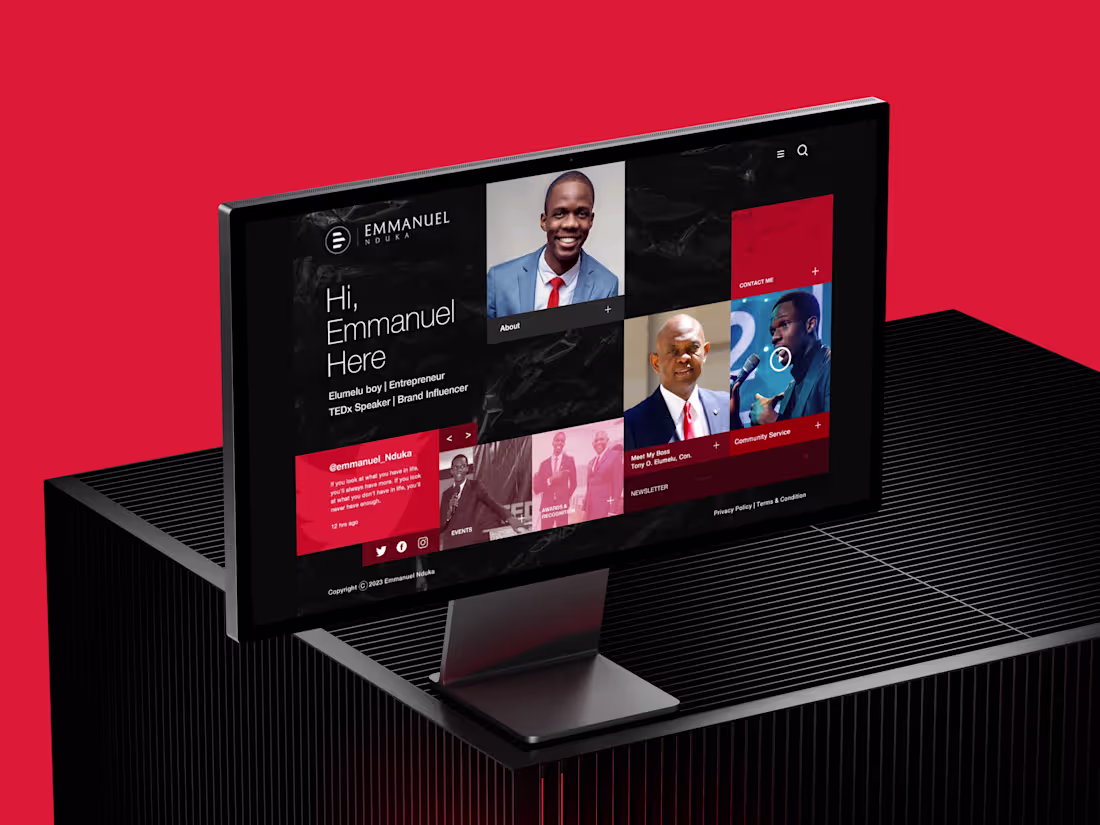 Cover image for Tony Elumelu Boy - Emmanuel Nduka (Branding)