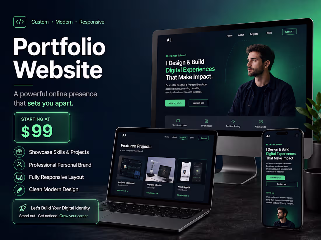Cover image for Professional Portfolio Website