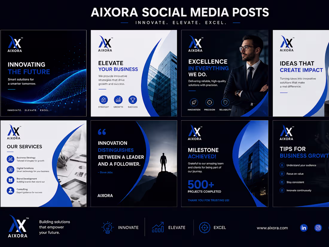 Cover image for AIXORA — Innovate. Elevate. Excel.