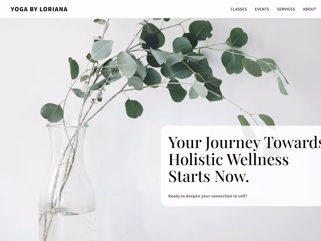 Cover image for Yoga By Loriana