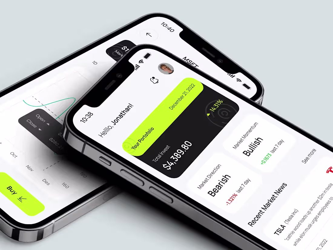 Cover image for Futuristic Mobile App Design